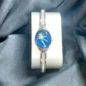 Tinker Bell Walt Disney Women’s Rhinestone Wristwatch. 1990 main image 2